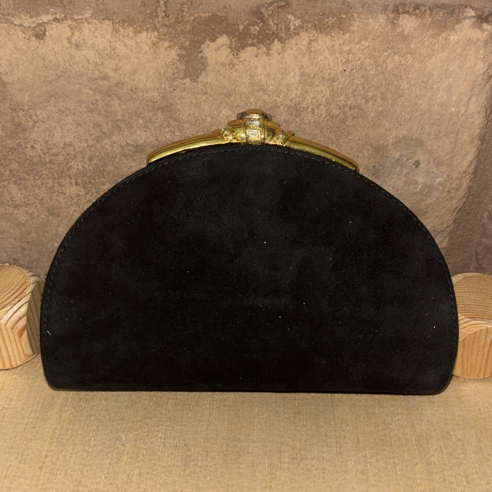 Rodo Velvet Minaudière - Black - Picture 3 of 6
